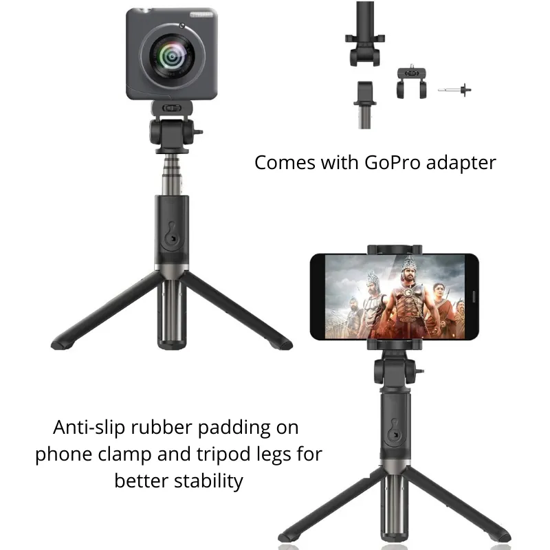 1-Axis Gimbal Stabilizer for Smartphones with Built-in Remote