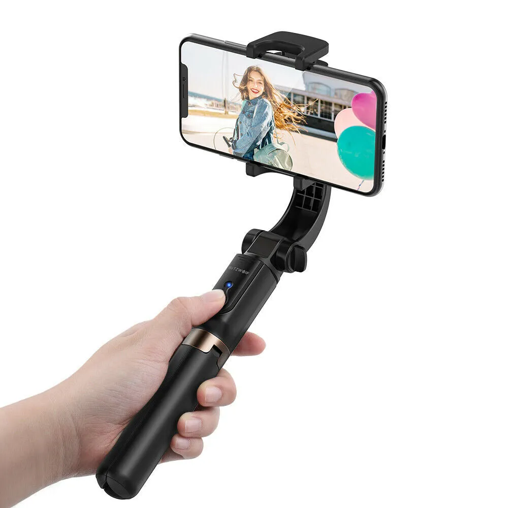 1-Axis Gimbal Stabilizer for Smartphones with Built-in Remote