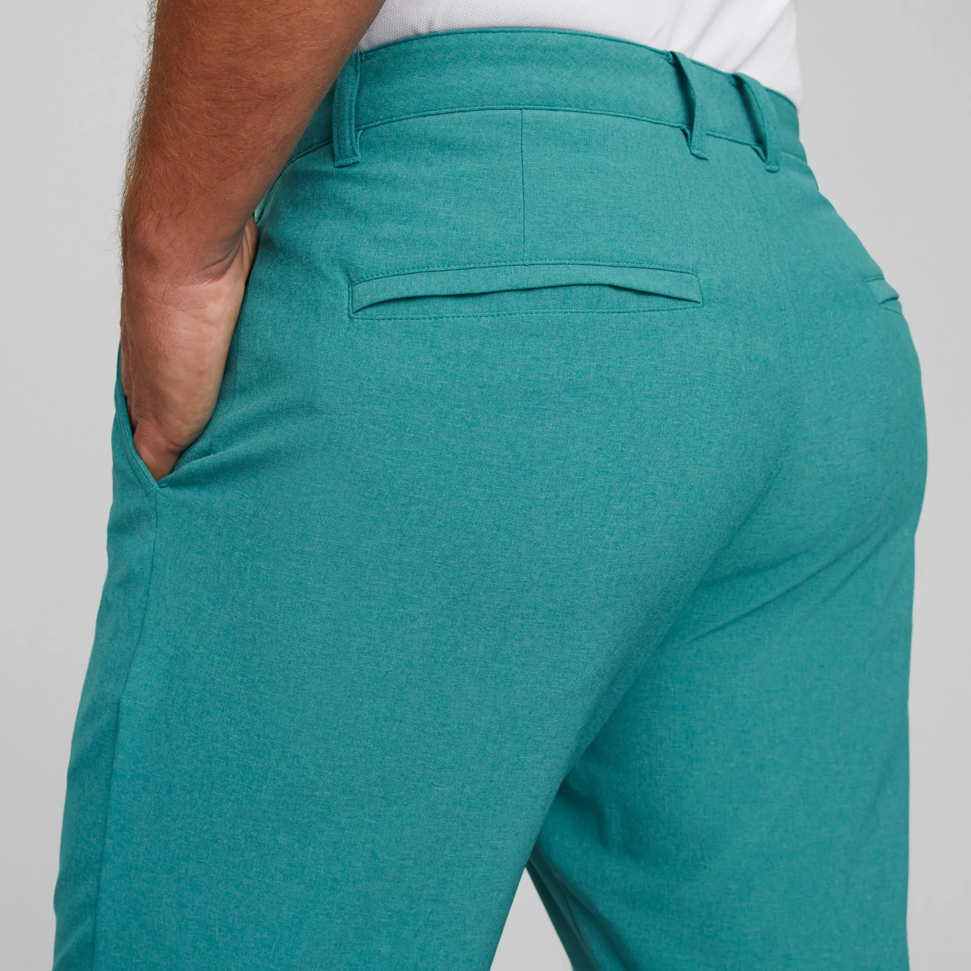 101 North 9" Golf Shorts | Green Lagoon Heather