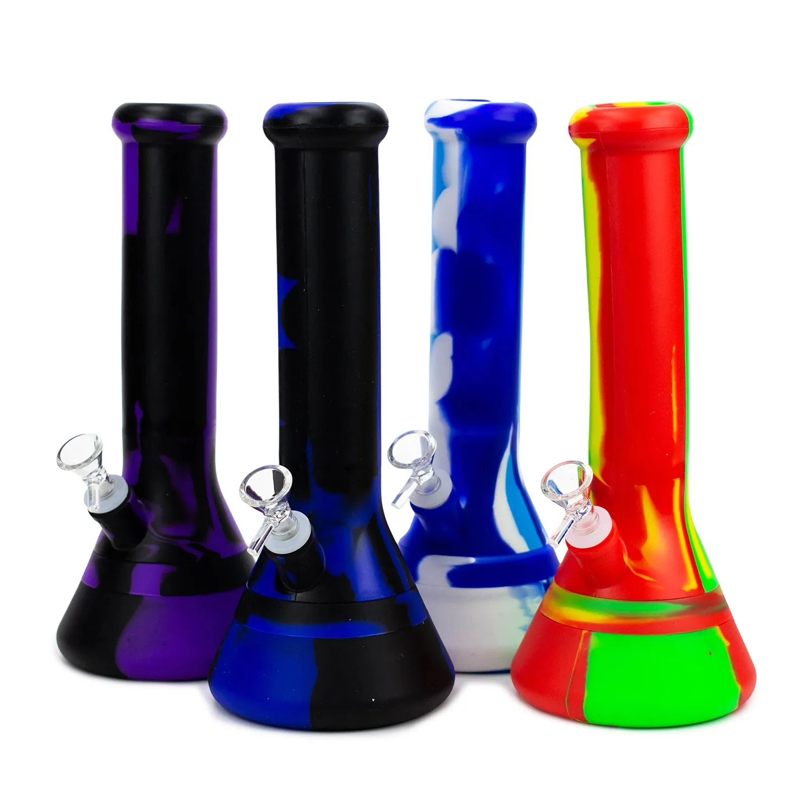 12-Inch Silicone Detachable Beaker Bongs