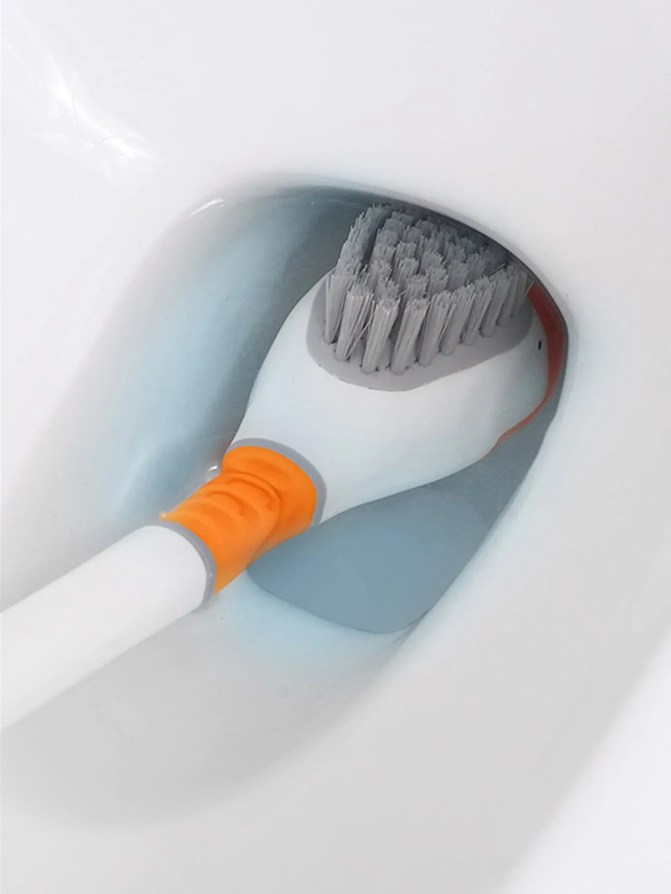 1pc Duck Design Toilet Cleaning Brush With Base