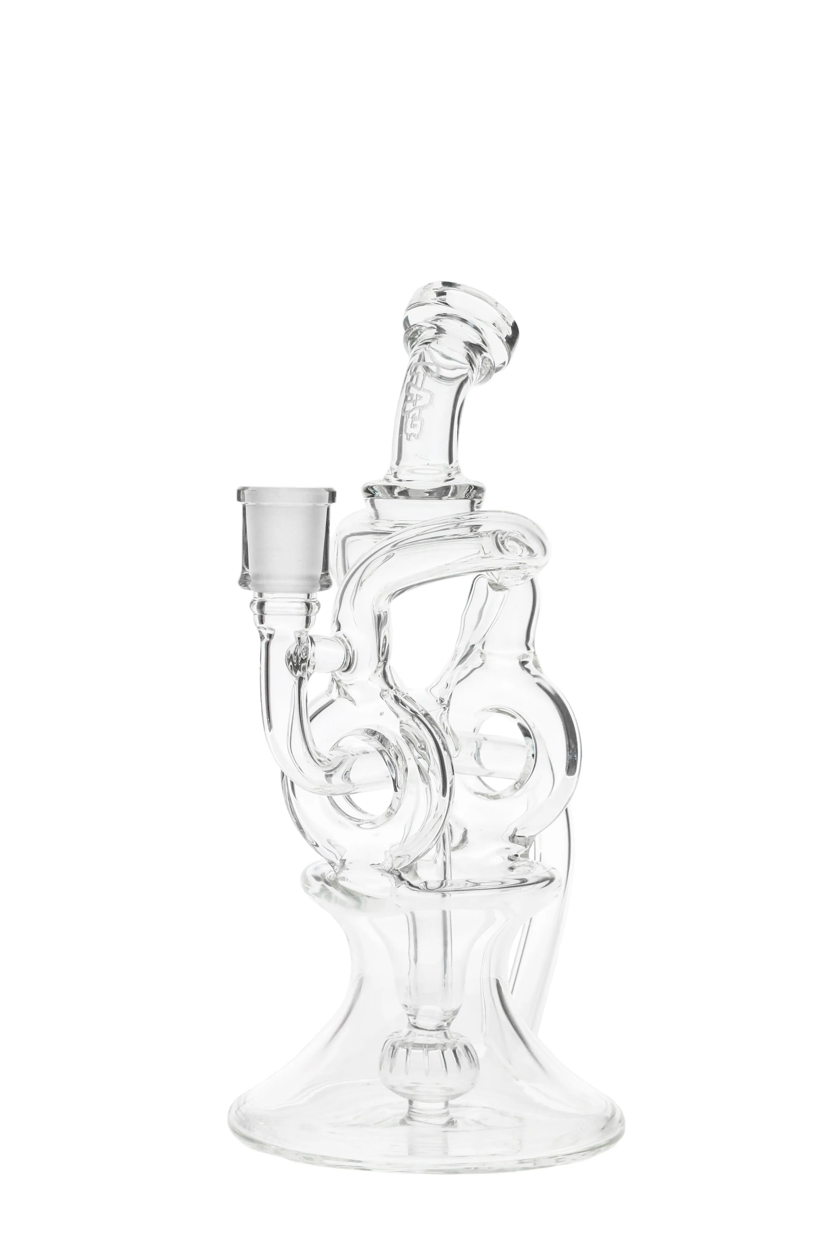 8.75" Twin Arm Super Slit Donut Wormhole Recycler Rig