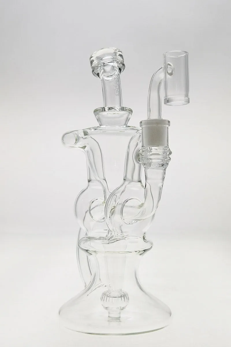 8.75" Twin Arm Super Slit Donut Wormhole Recycler Rig