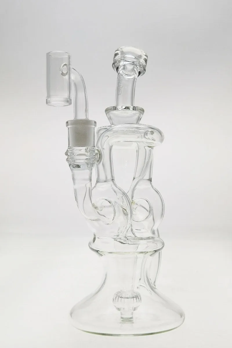 8.75" Twin Arm Super Slit Donut Wormhole Recycler Rig