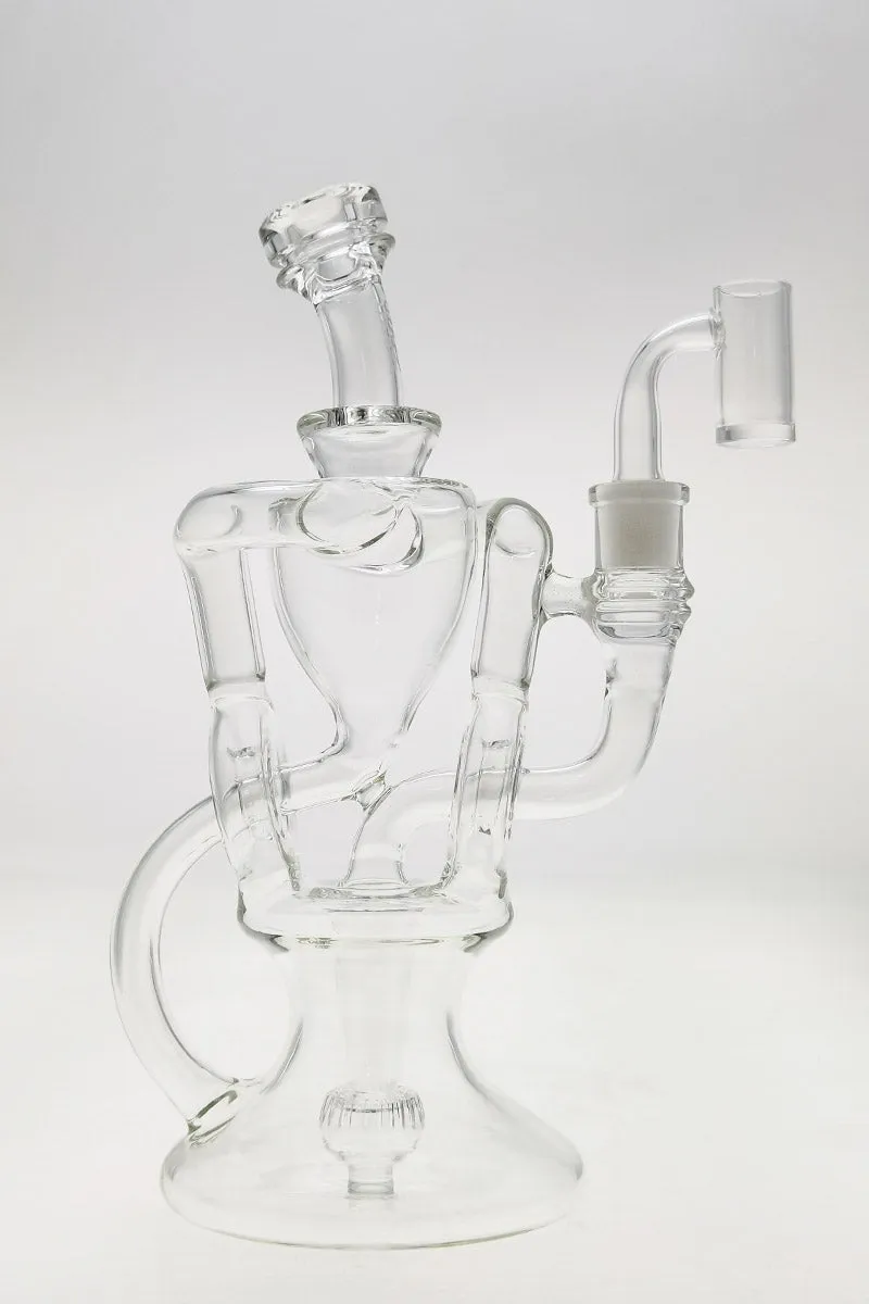 8.75" Twin Arm Super Slit Donut Wormhole Recycler Rig