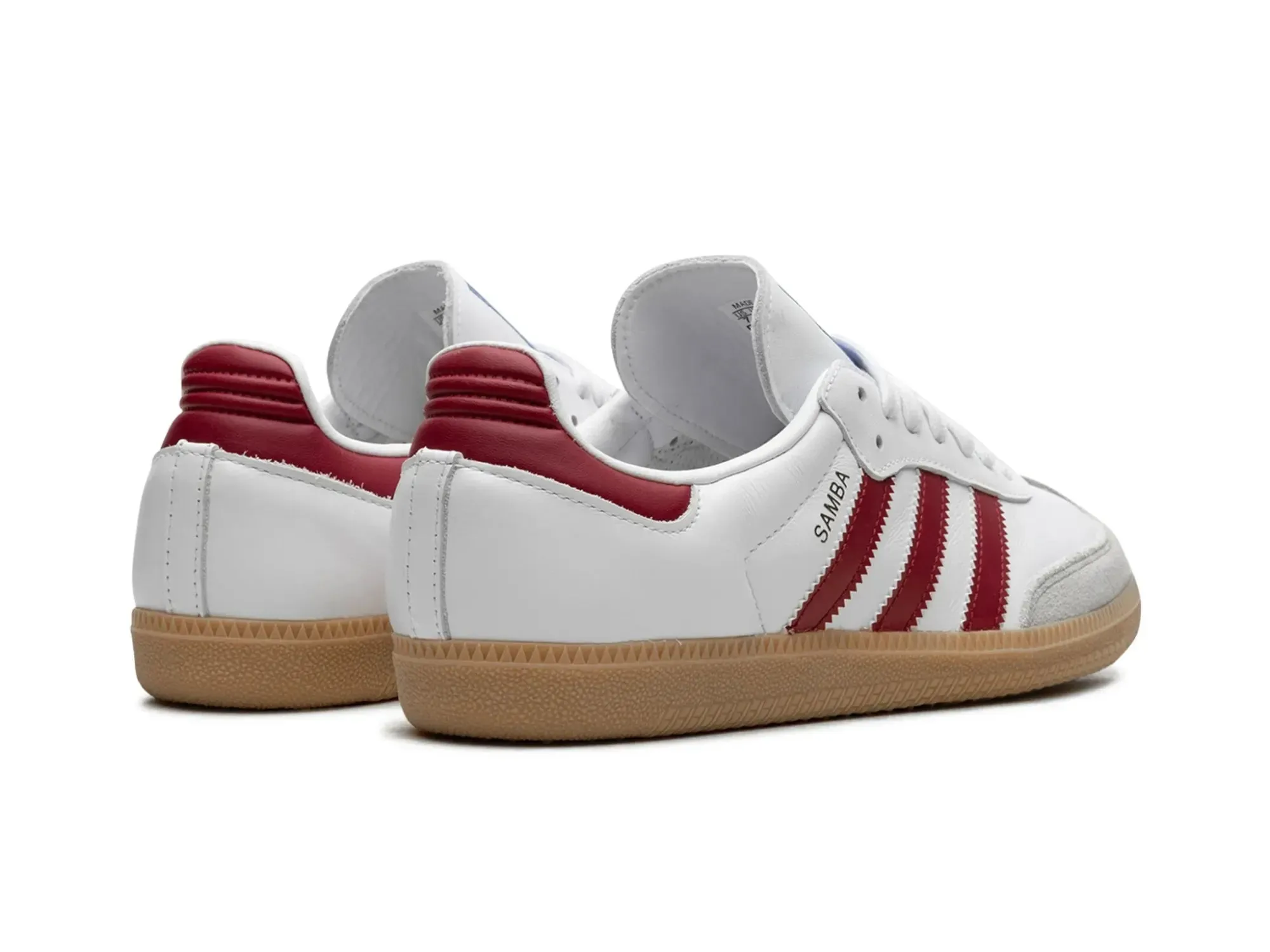 Adidas Samba "OG White Burgundy Gum"