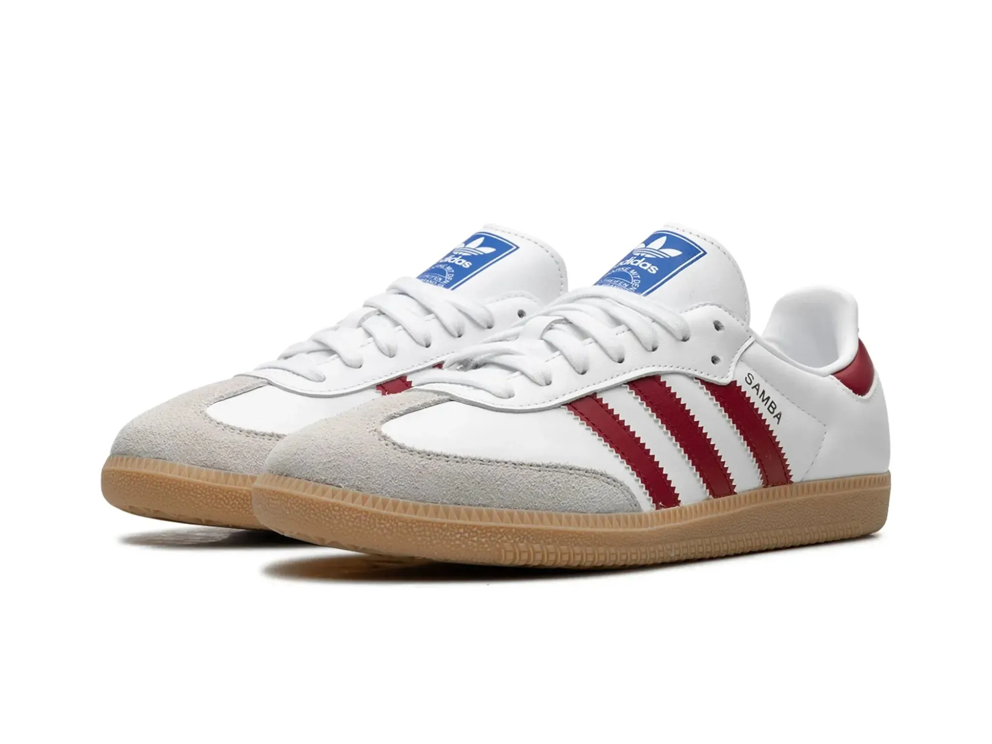 Adidas Samba "OG White Burgundy Gum"