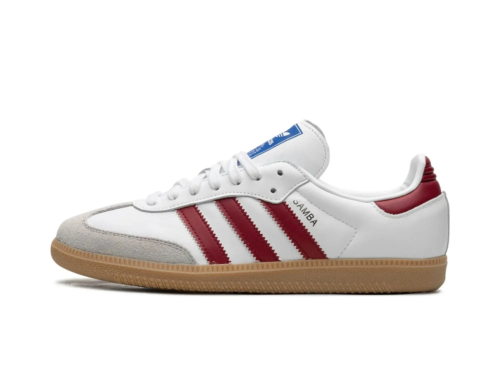 Adidas Samba "OG White Burgundy Gum"