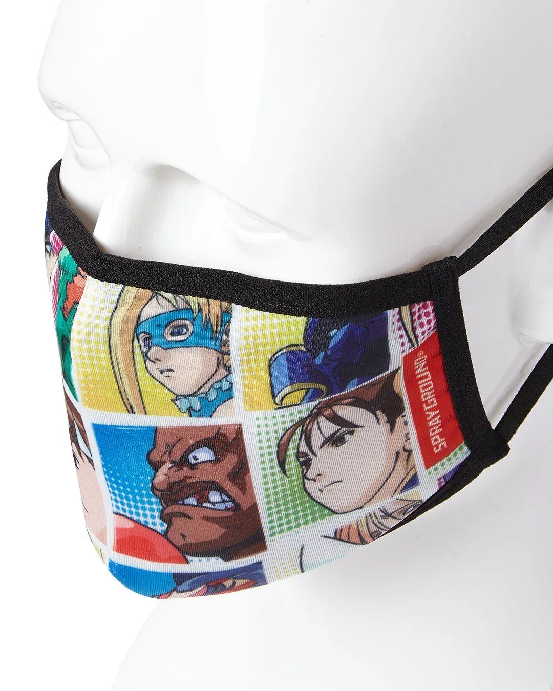 ADULT STREET FIGHTER PLAYER SELECT FORM FITTING FACE-COVERING