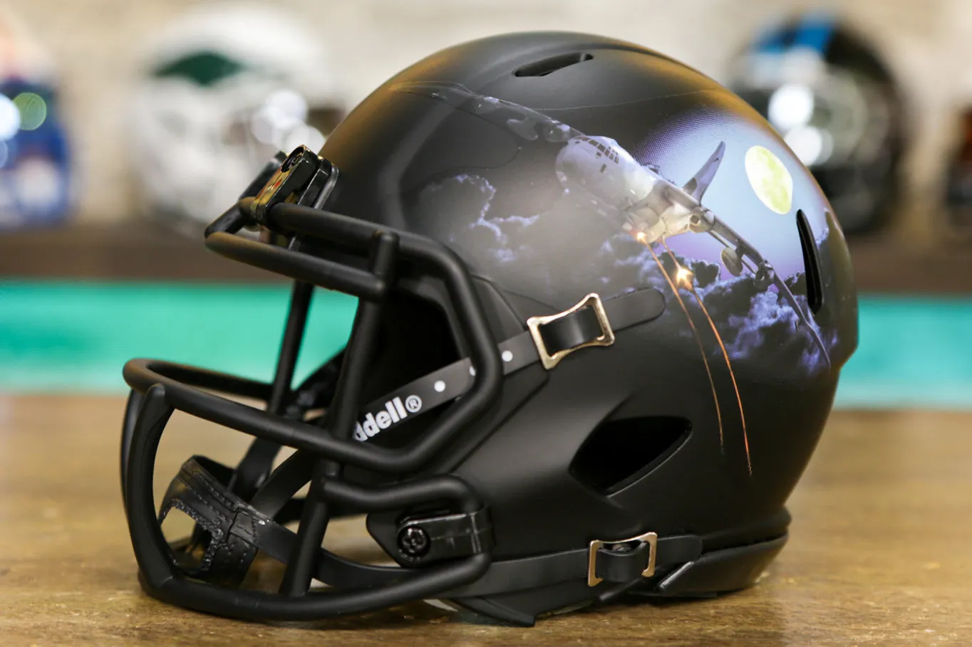 Air Force Falcons Riddell Speed Mini Helmet - Ghostrider