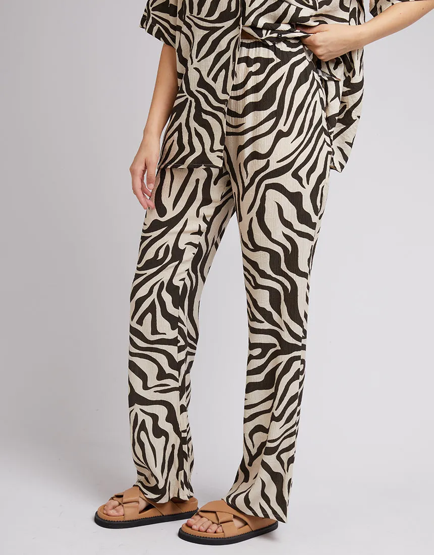 All About Eve Ziggy Pant Zebra Print