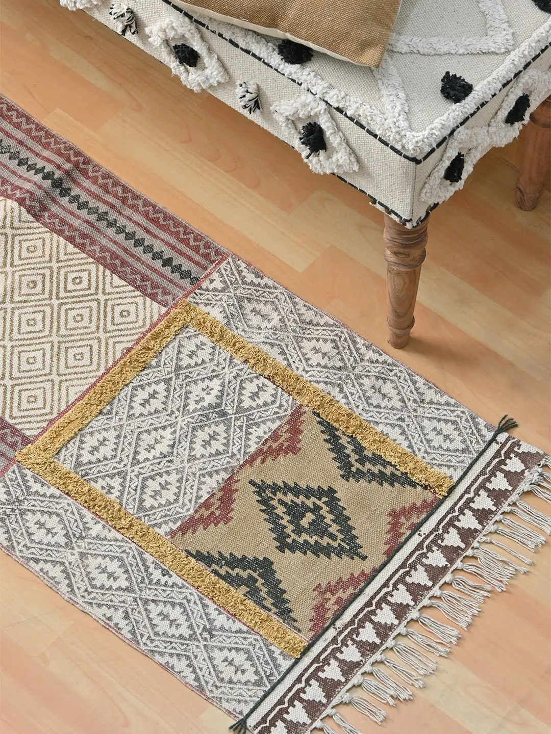 AURO -BLOCK PRINTED FLOOR RUNNER