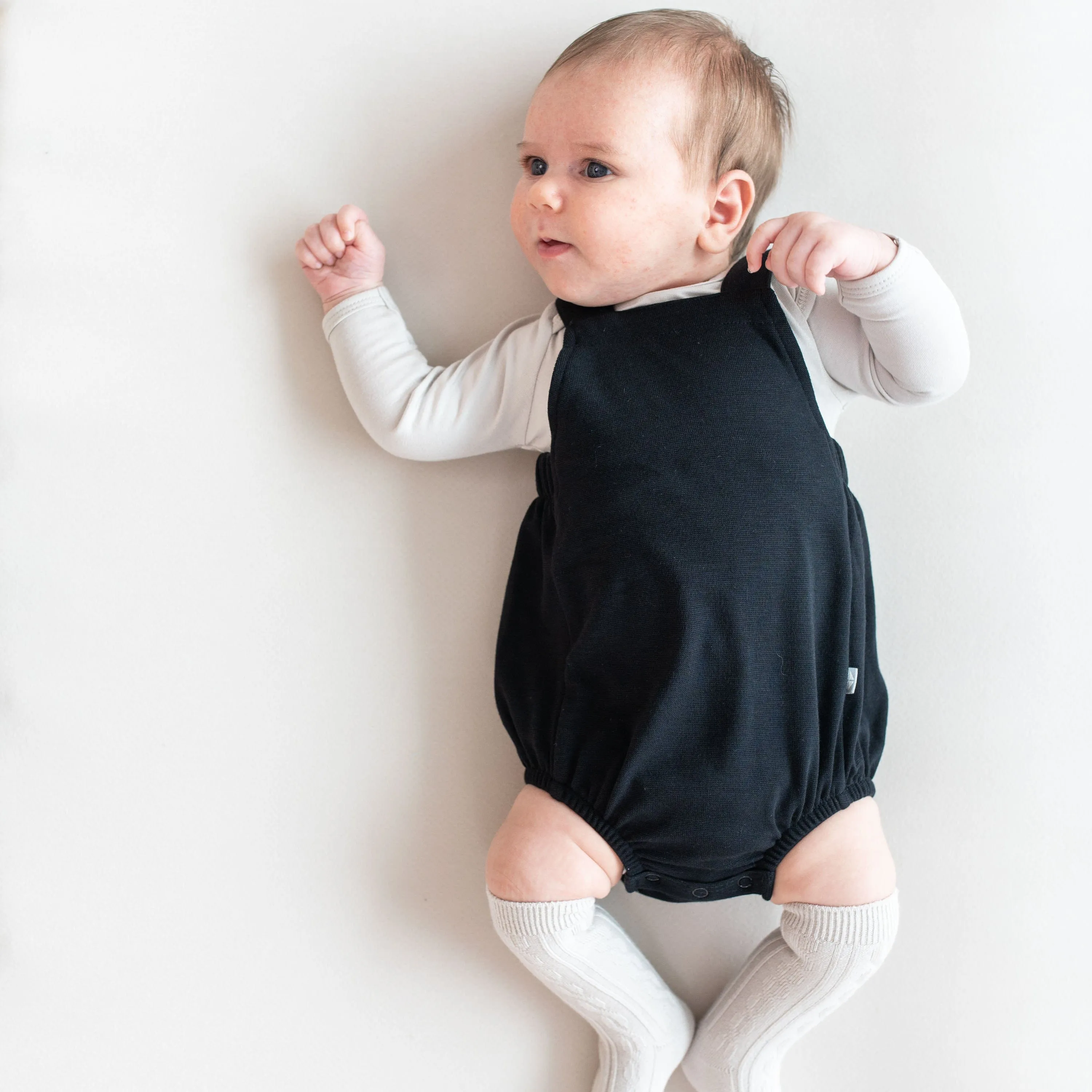 Bamboo Jersey Bubble Overall in Midnight