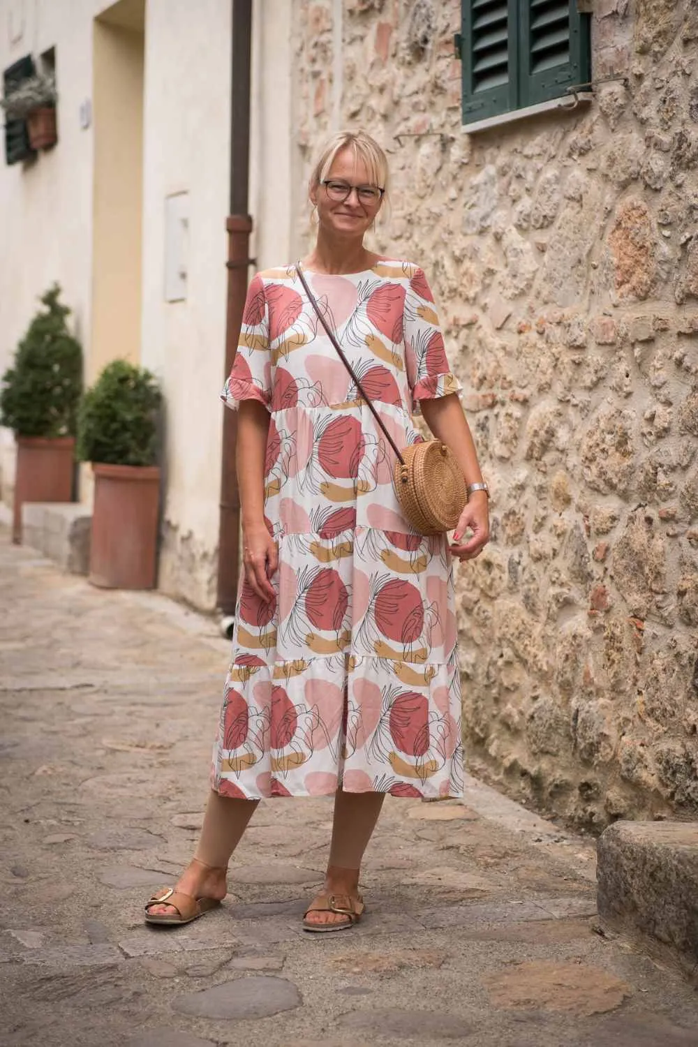 Basic Boho Kleid - Sommerkleid