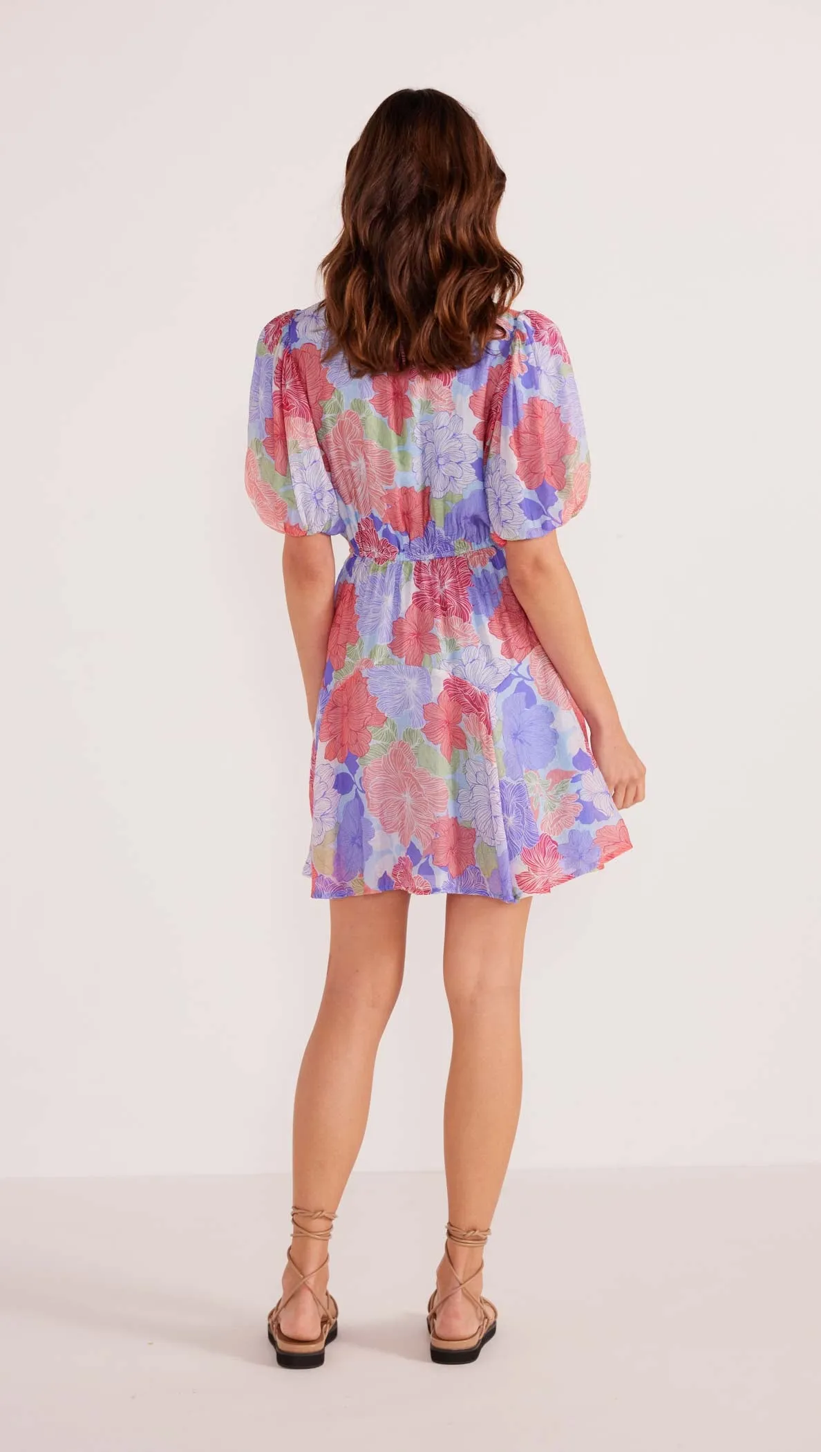 Belle Puff Sleeve Mini Dress