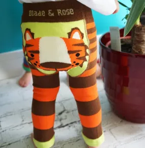 Blade and Rose Organic Tiger Leggings 老虎仔有機棉彈力嬰兒屁屁褲 (WWF) (0-6m)