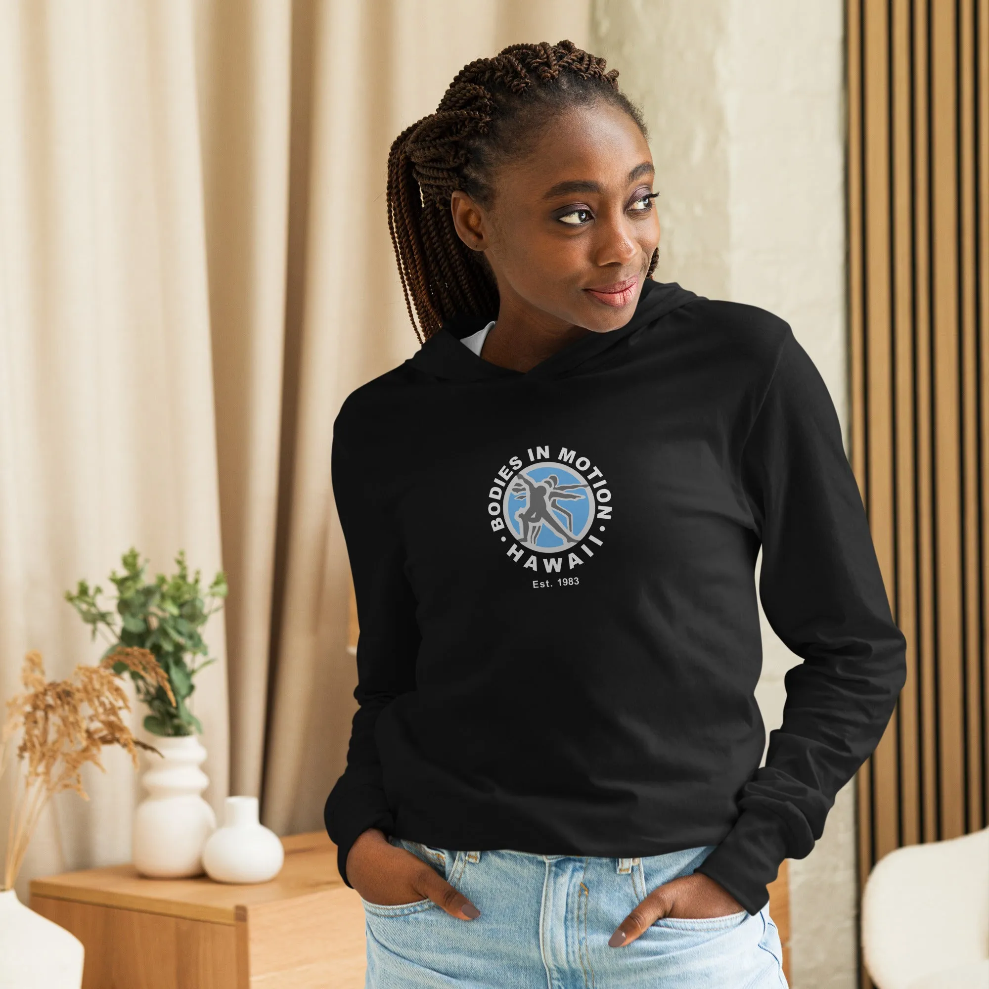 Bodies in Motion Hooded long-sleeve tee