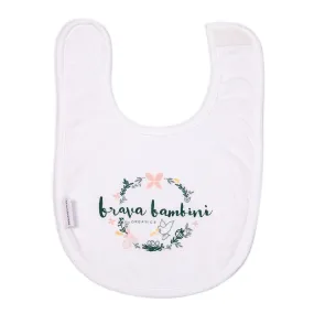 Brava Bambini Wreath Printed Bib