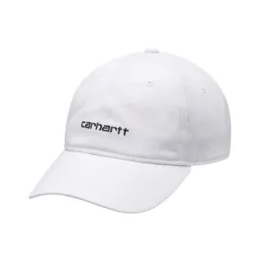 Cappello Carhartt WIP  Canvas Script Bianco