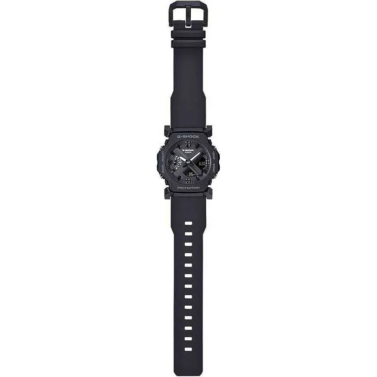 CASIO G-SHOCK RUBBER STRAP ANALOG DIGITAL DIAL ALL BLACK MEN WATCH GA-2300-1AJF