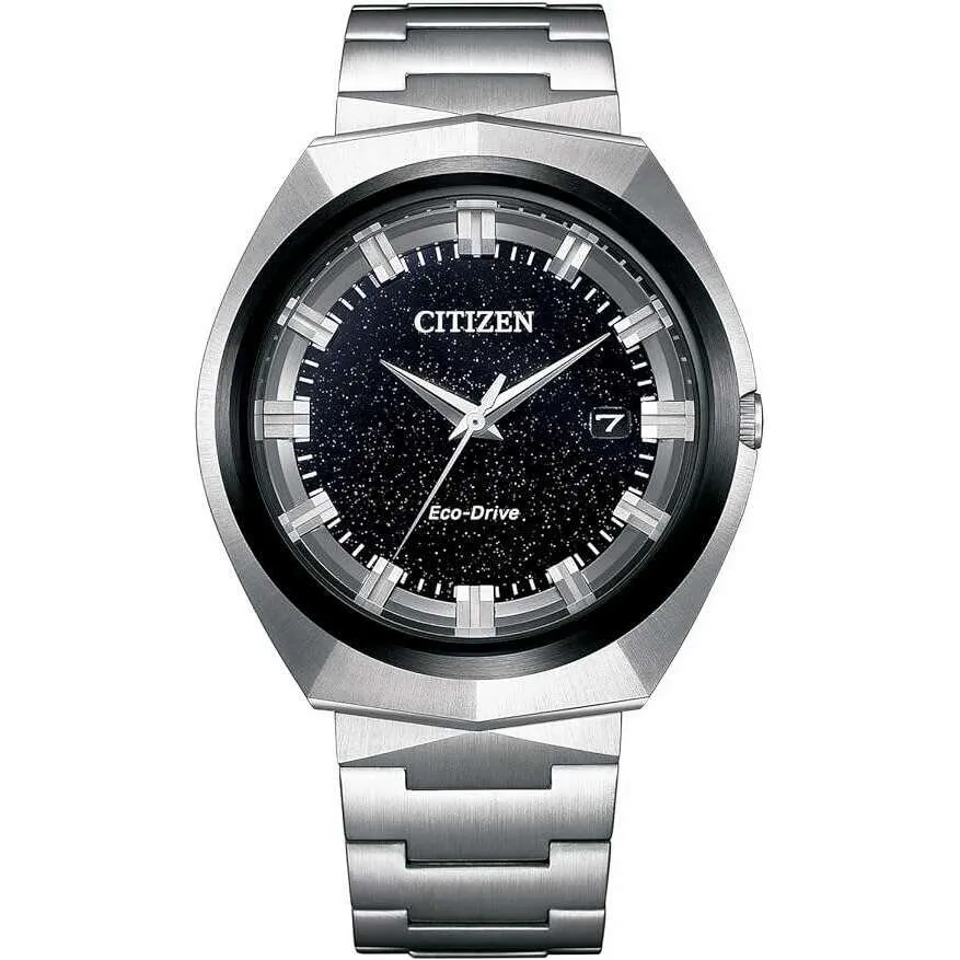 CITIZEN CREATIVE LAB ECO DRIVE SOLAR ANALOG SILVER STRAP MEN WATCH BN1014-55E