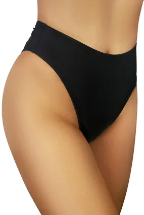 Cleo the Hurricane High Rider Hot Pants - Black