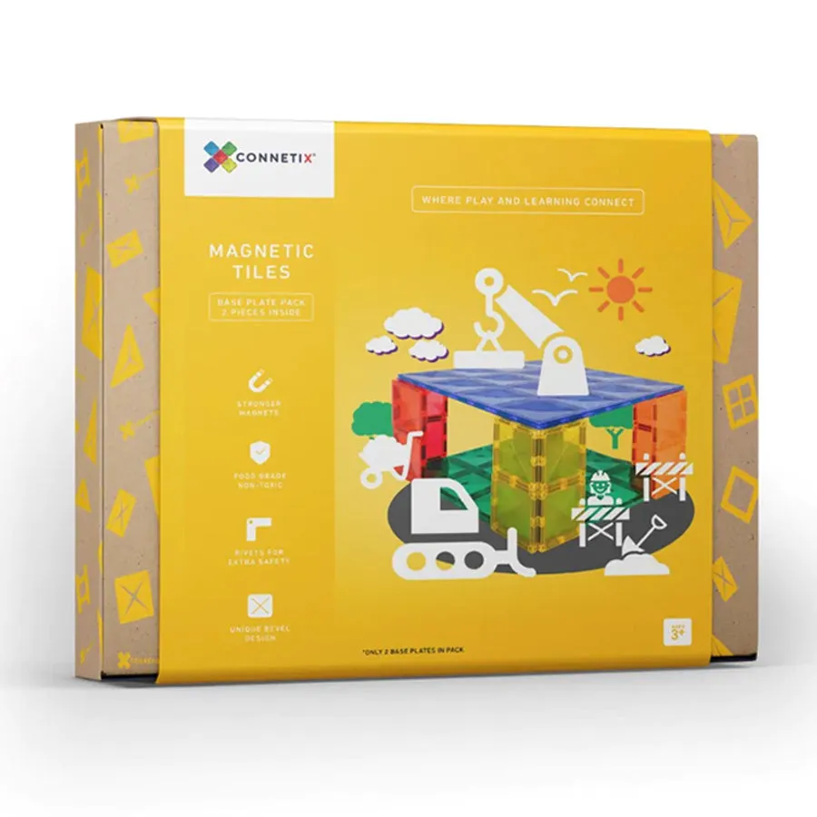 Connetix Tiles - 2 Piece Base Plate Set