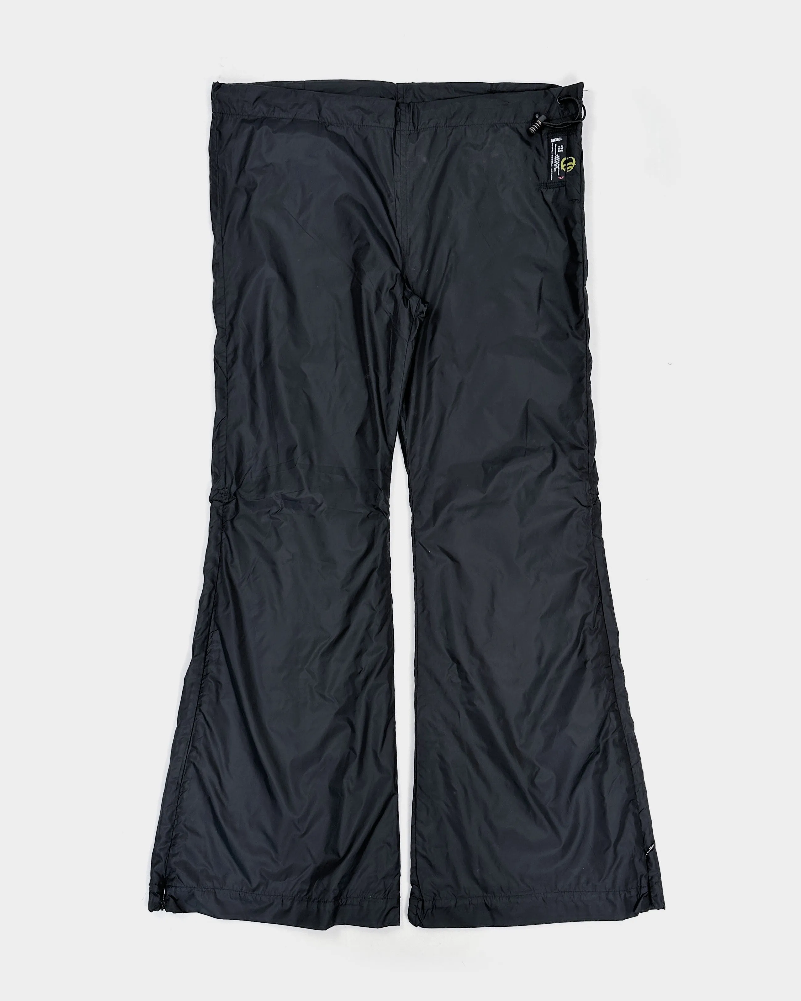 Diesel Japan Parachute Black Pants 1990's