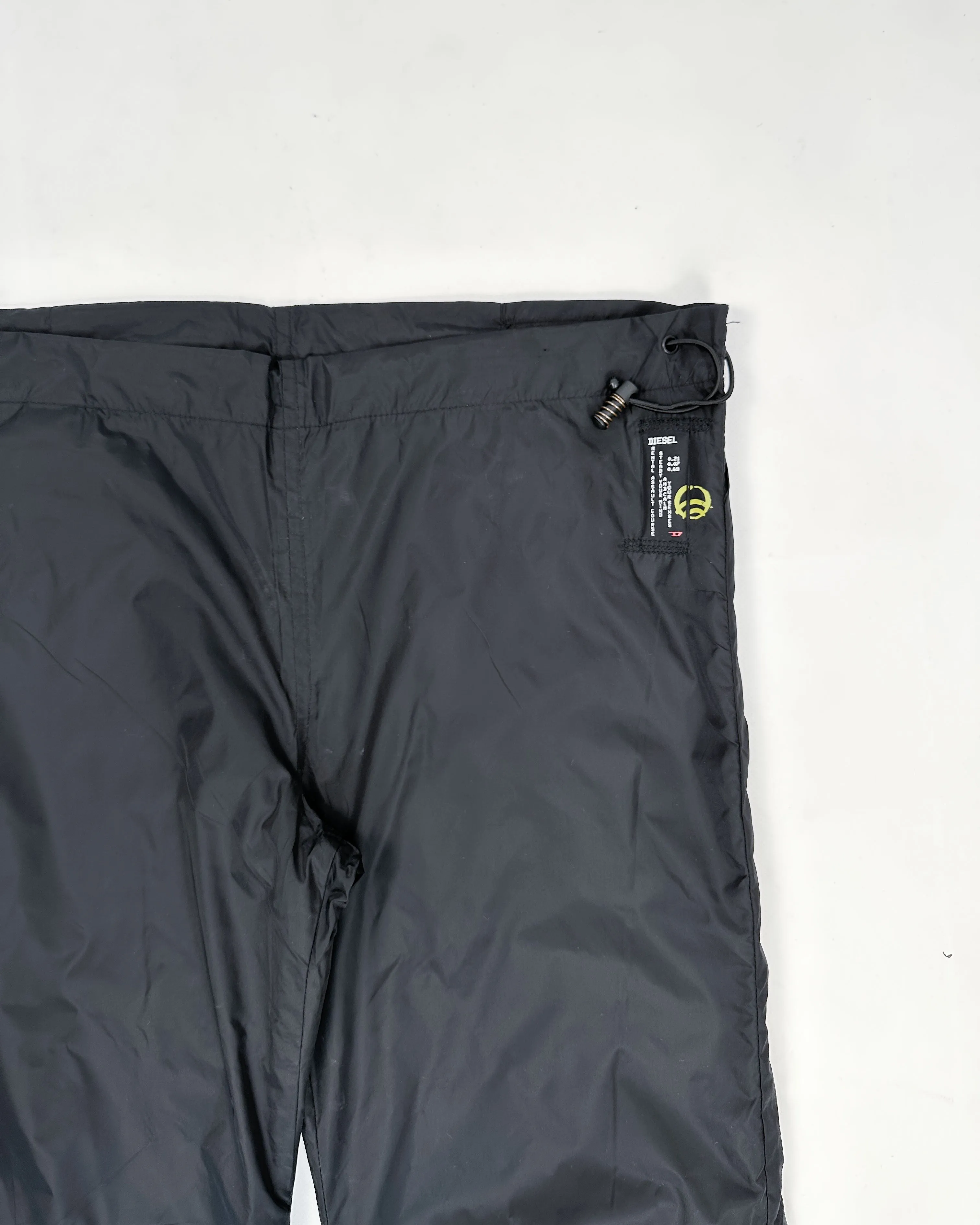 Diesel Japan Parachute Black Pants 1990's