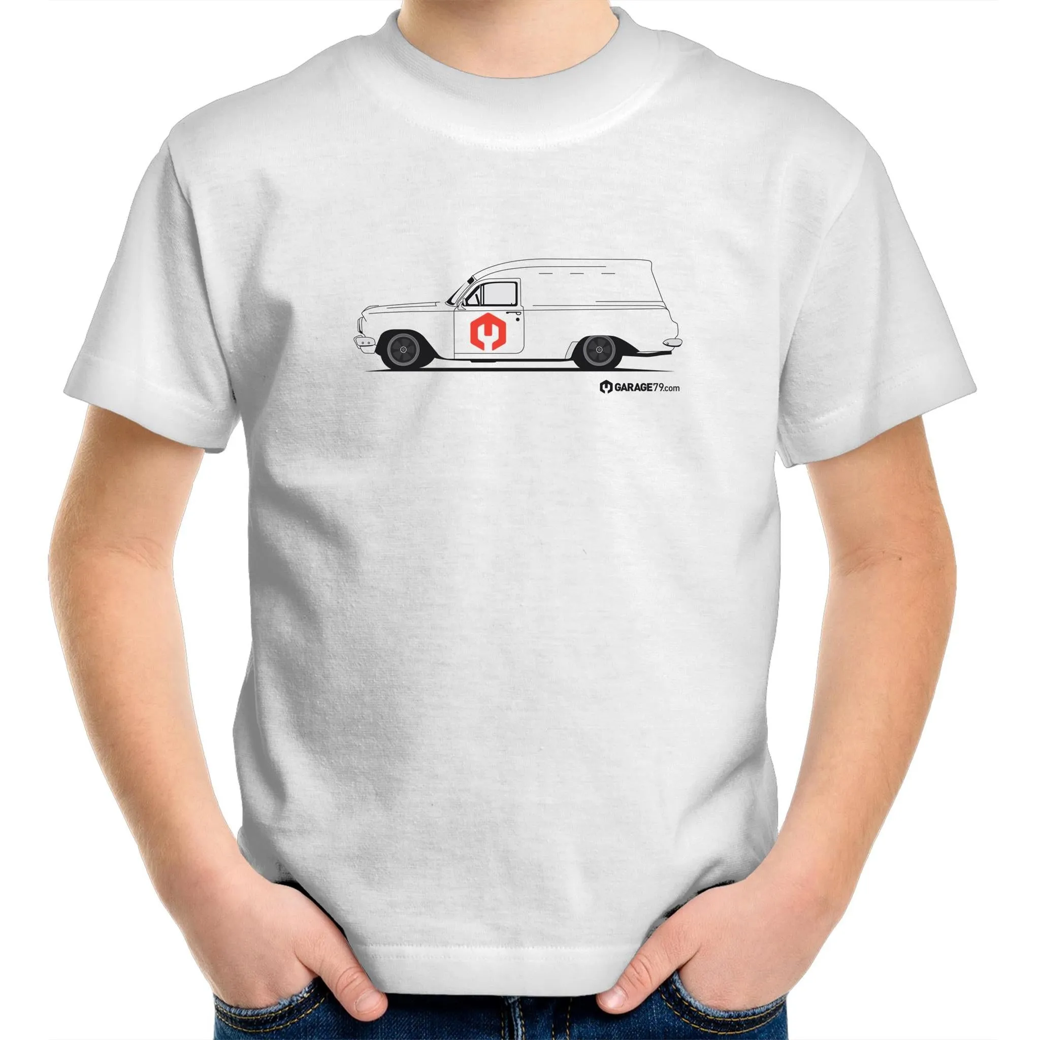 EH Holden Panel Van Kids Youth Crew T-Shirt