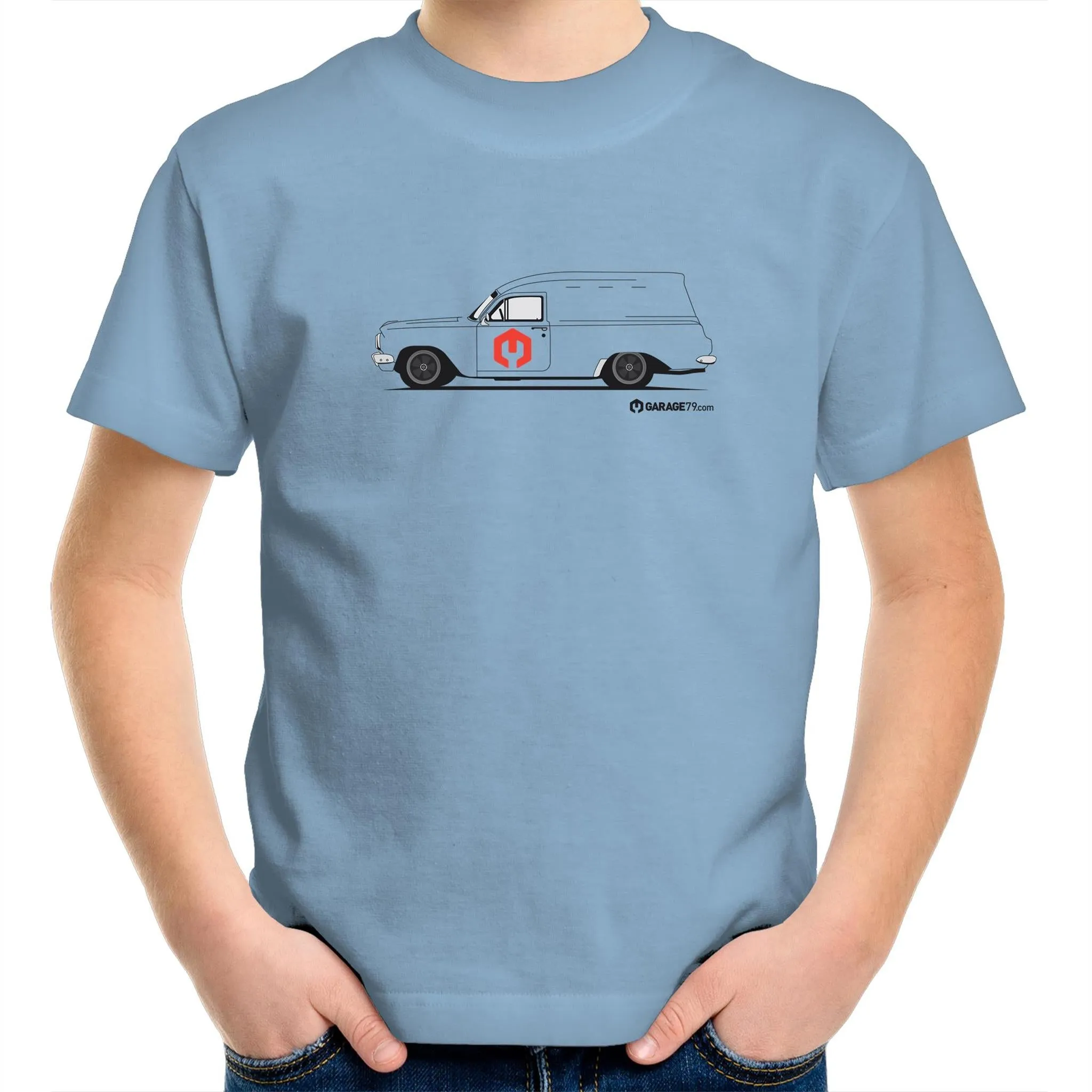 EH Holden Panel Van Kids Youth Crew T-Shirt