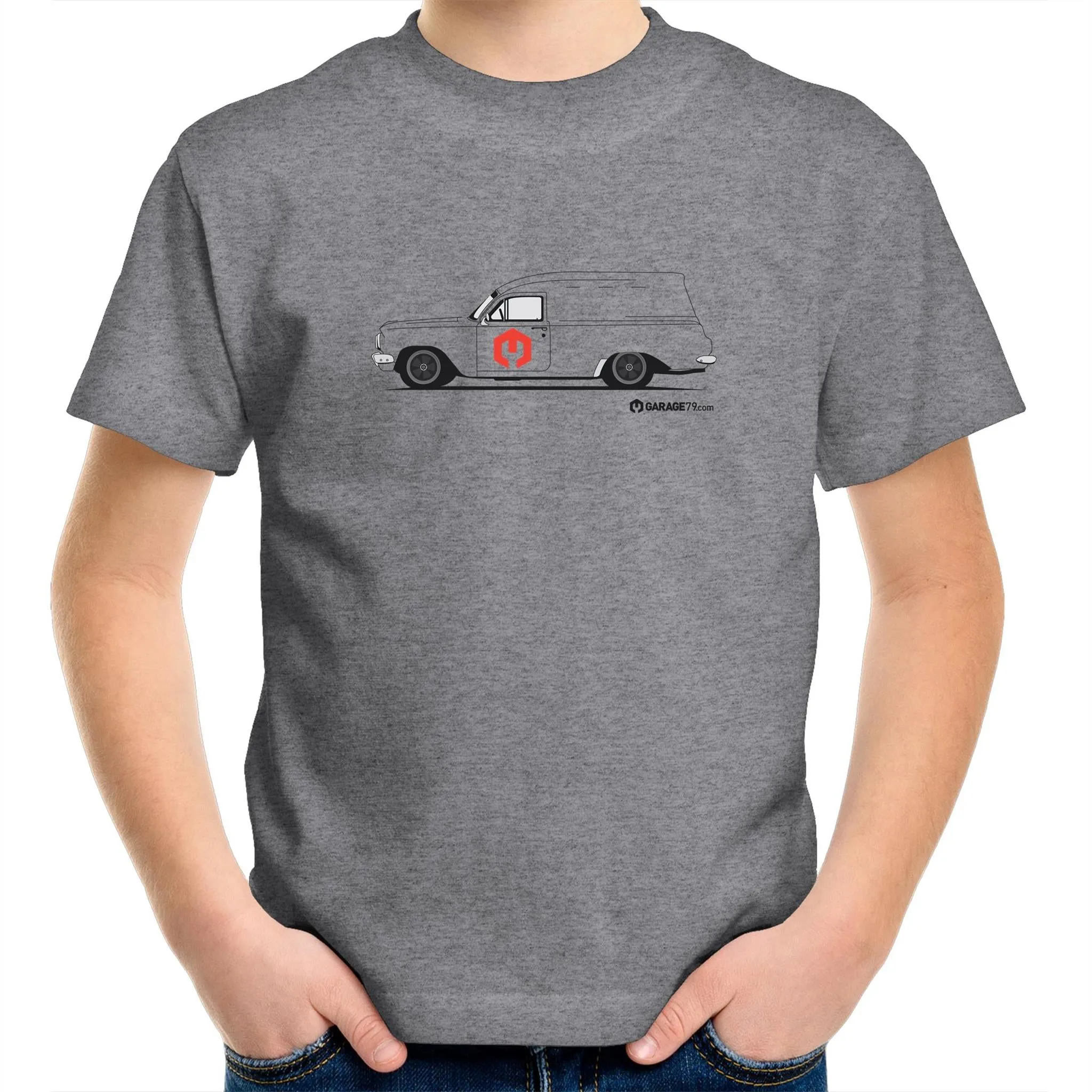 EH Holden Panel Van Kids Youth Crew T-Shirt