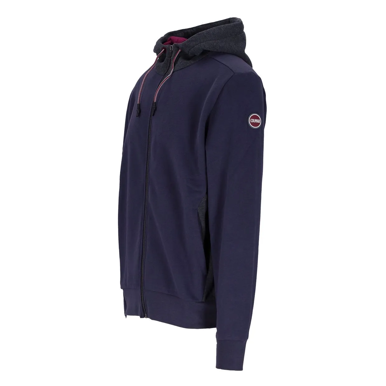 Felpa Colmar Bicolore Full Zip Blu / Grigio Antracite