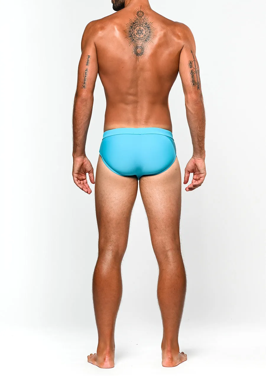 Freestyle Swim Brief w/Removable Cup (Azure)