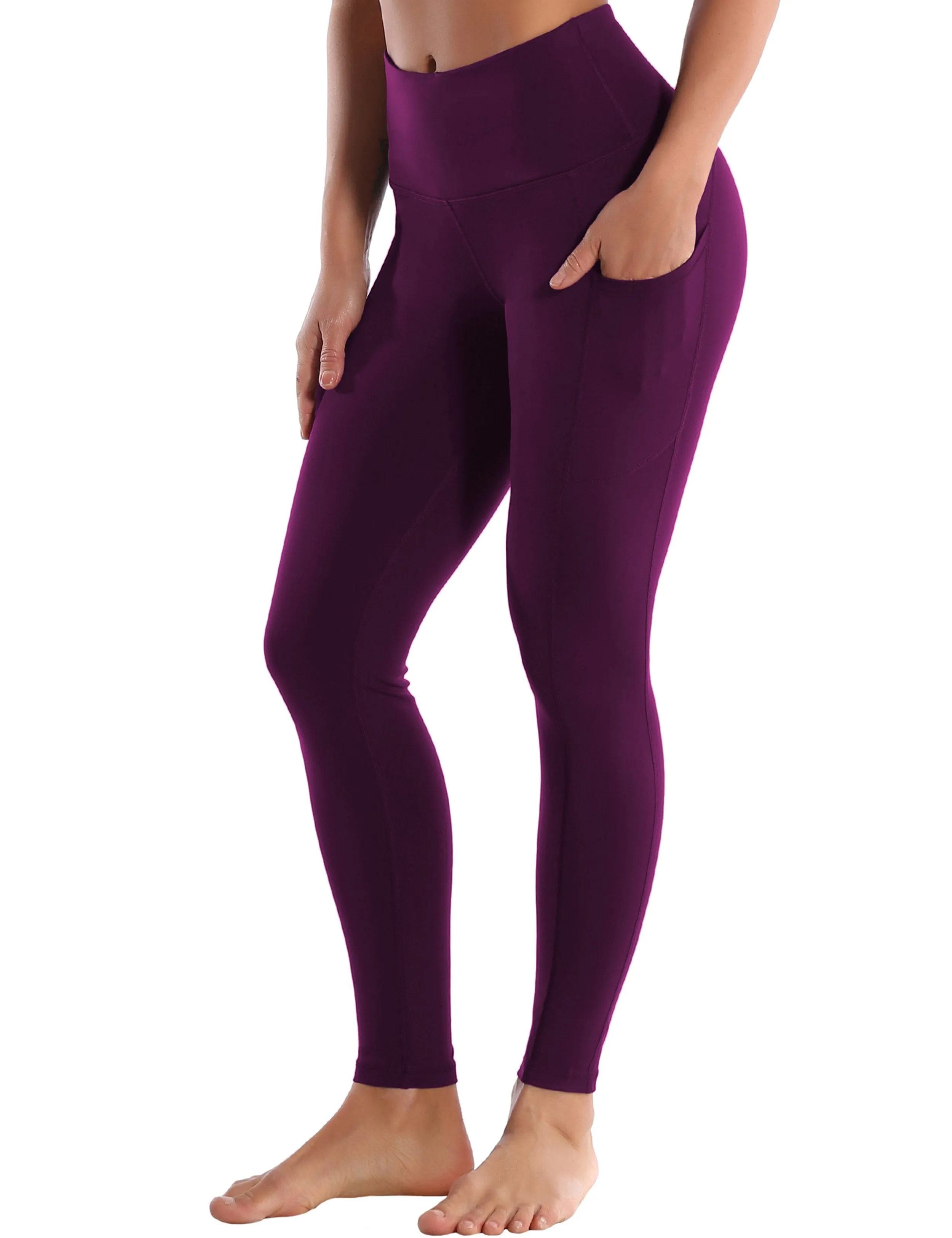 Hip Line Side Pockets Yoga Pants grapevine ins