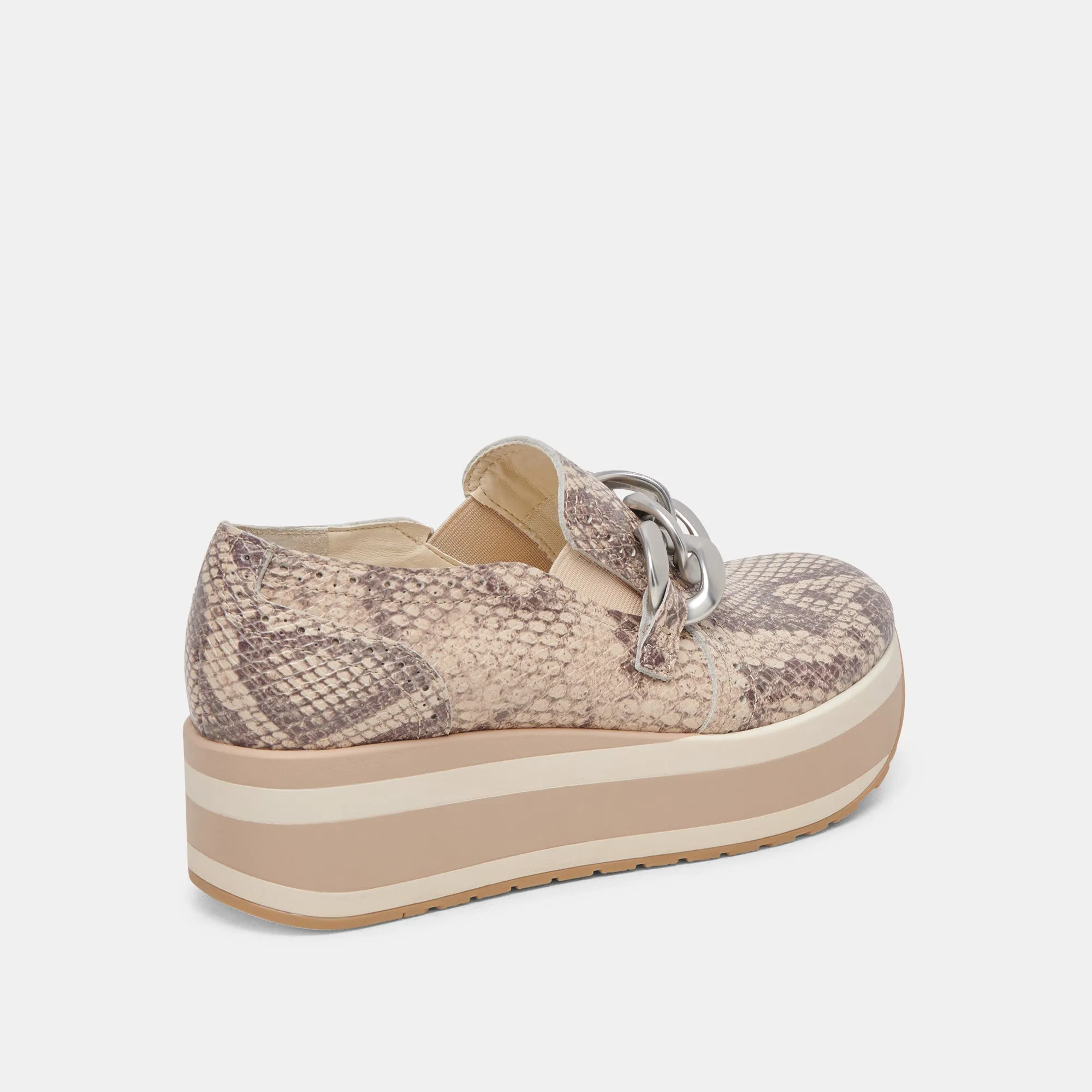 JHENEE SNEAKERS SAND SNAKE EMBOSSED