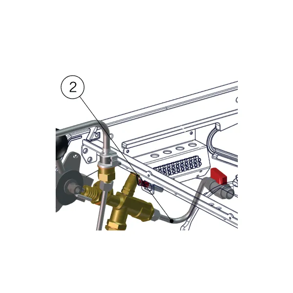 La Marzocco 'Strada' Steam Supply Pipe - Left Side (Special Order Item)