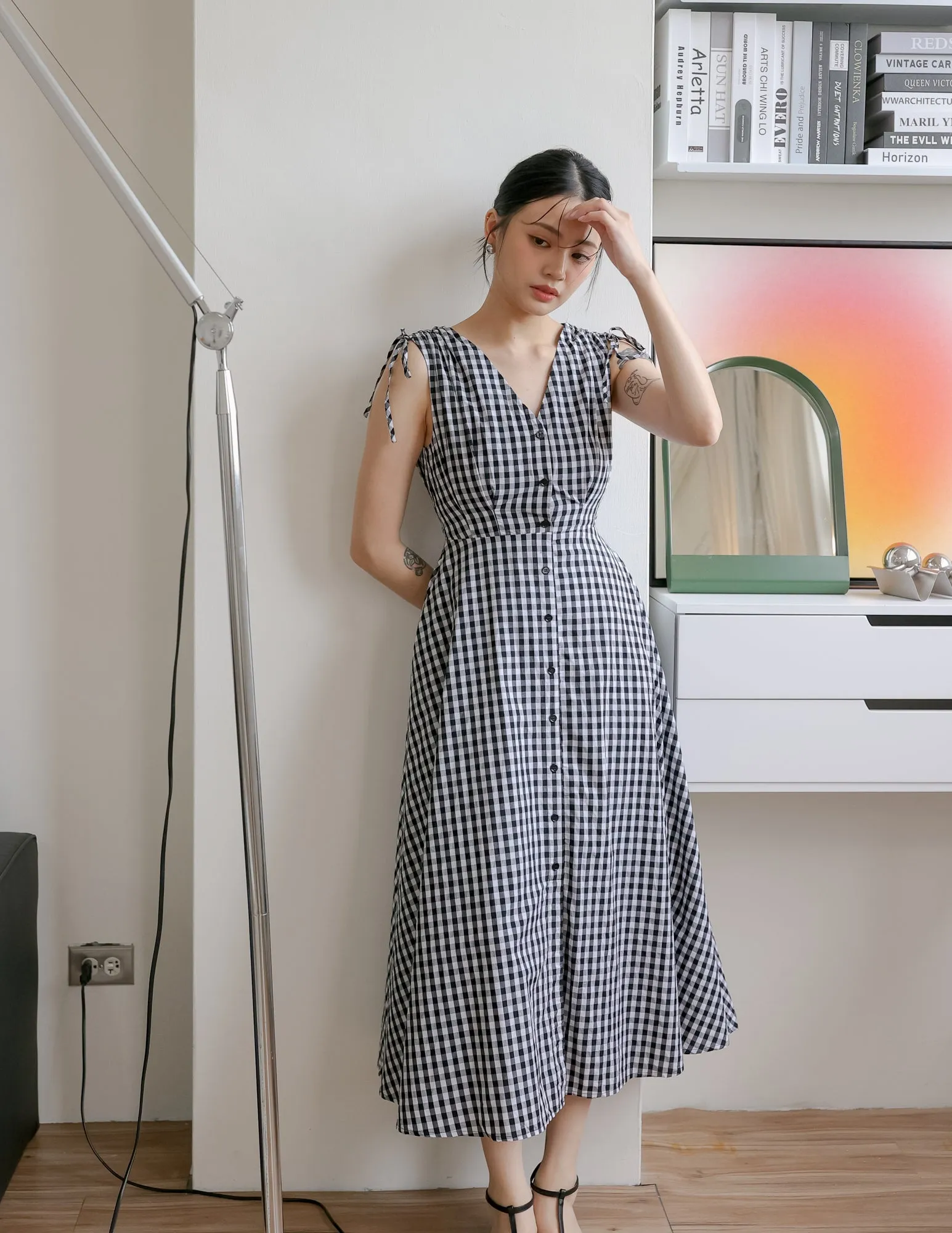 Livia Dress in Gingham