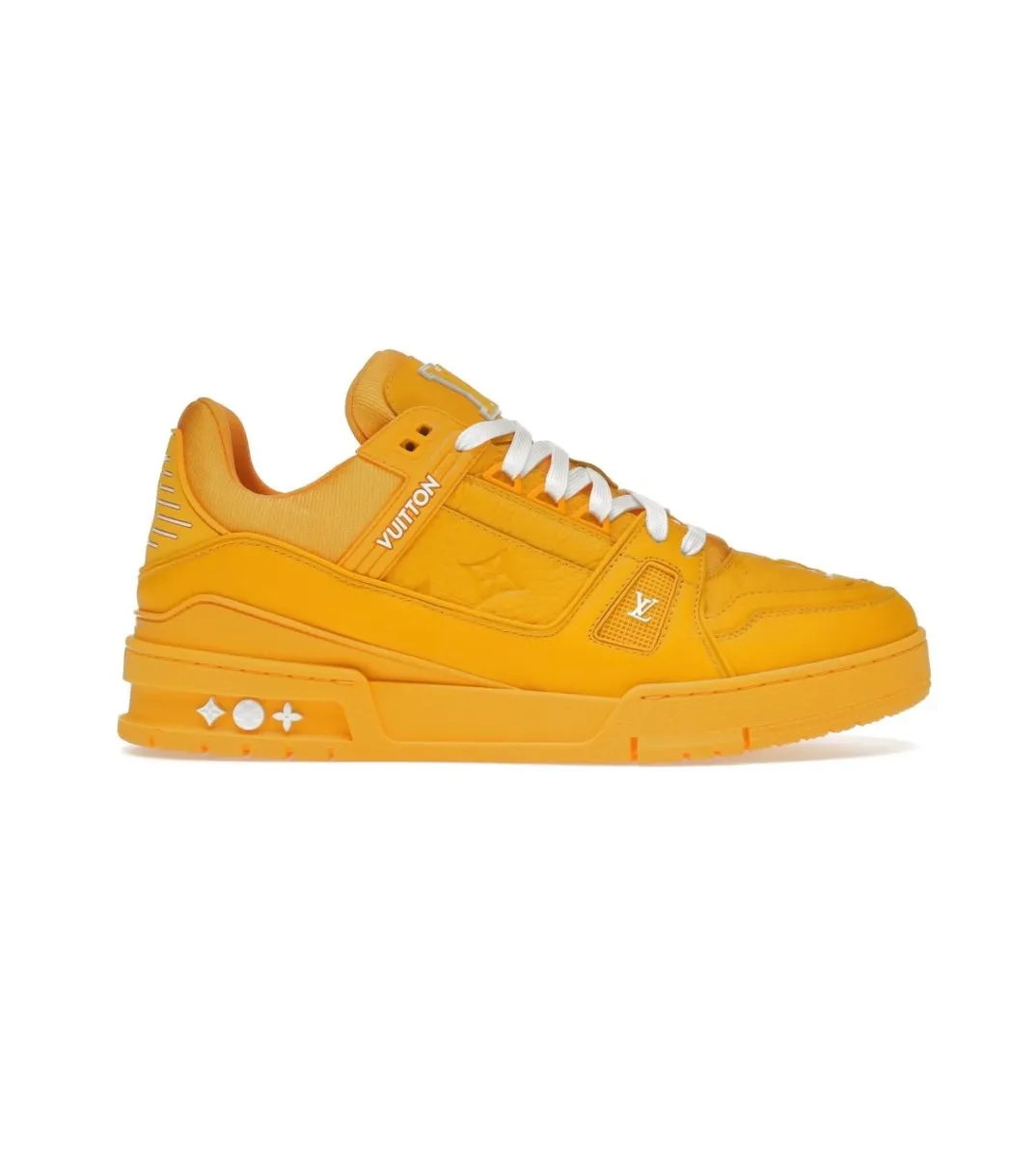 Louis Vuitton Trainer Yellow Embossed Monogram