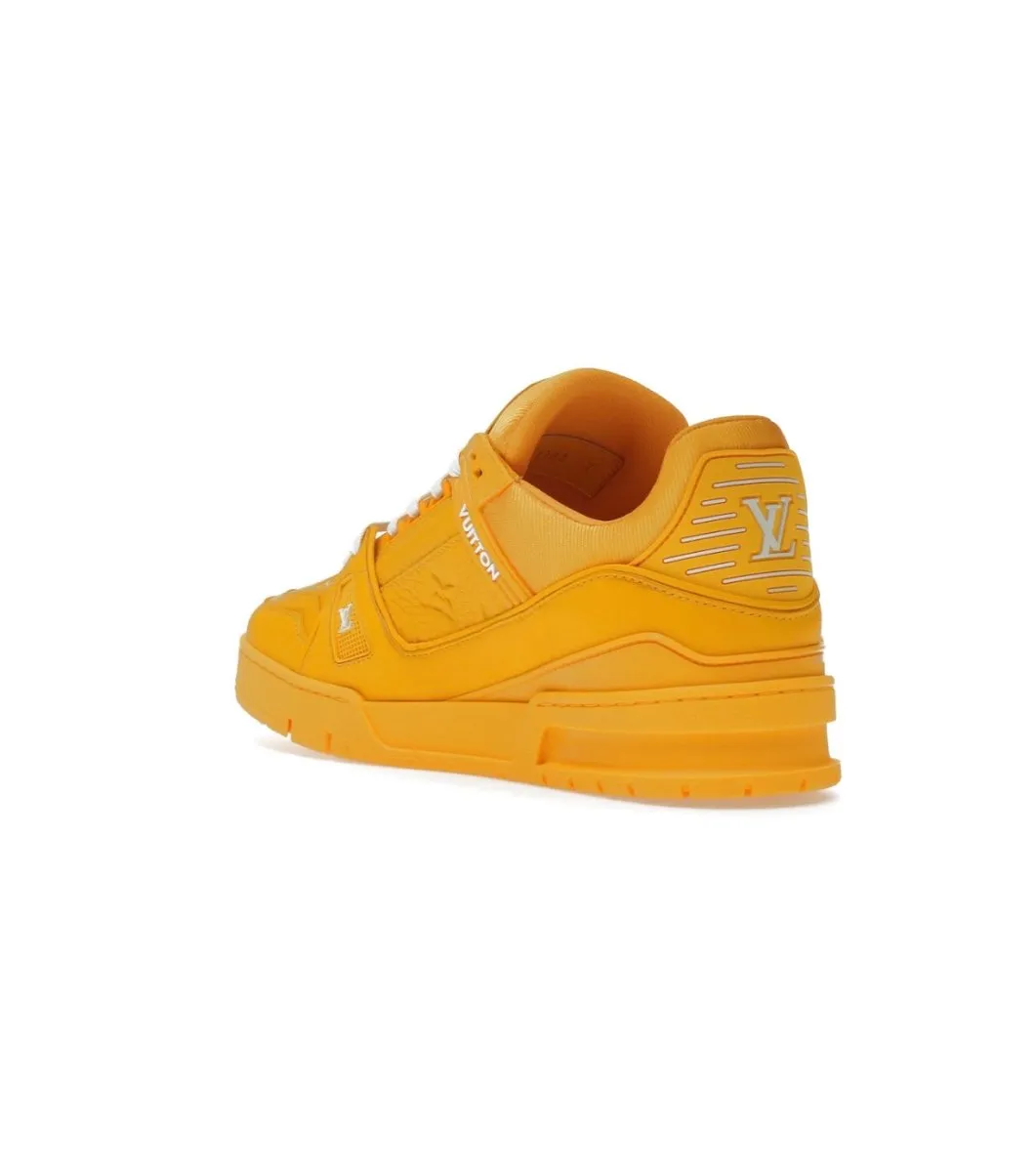 Louis Vuitton Trainer Yellow Embossed Monogram