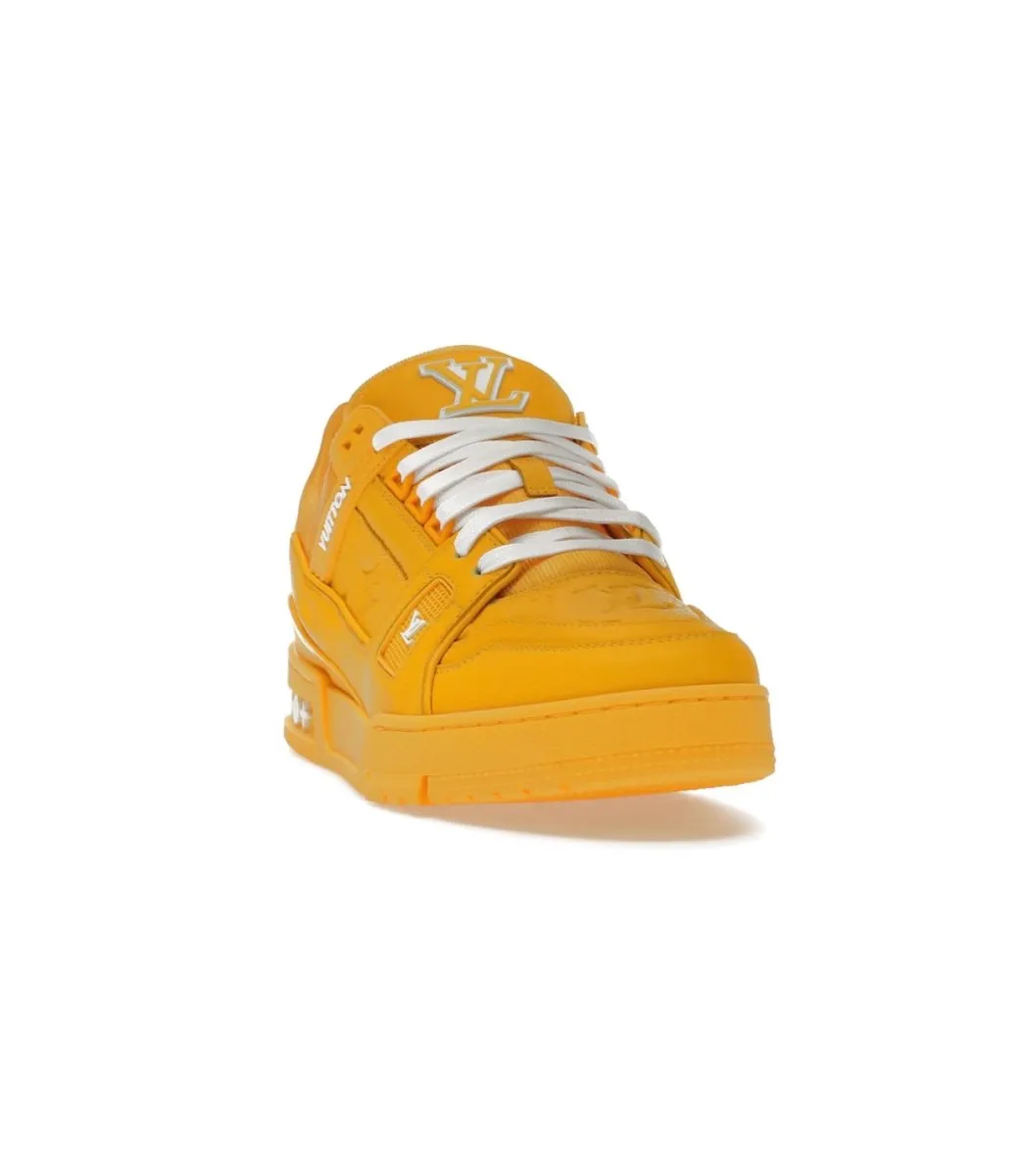 Louis Vuitton Trainer Yellow Embossed Monogram