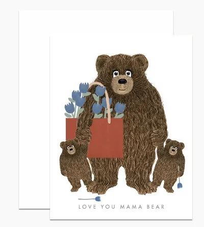 Love You Mama Bear Card