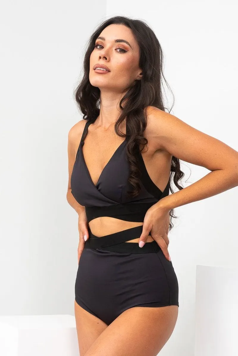 Lunalae Tara High Waisted Bottoms - Recycled Black