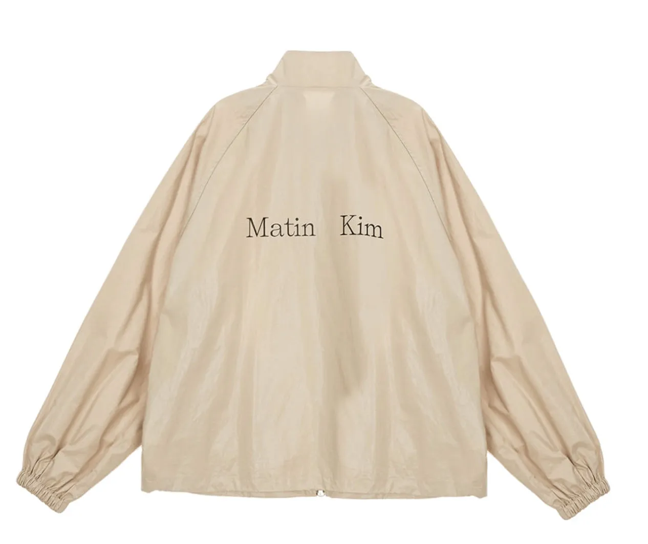 MATIN KIM LOGO COATING JUMPER