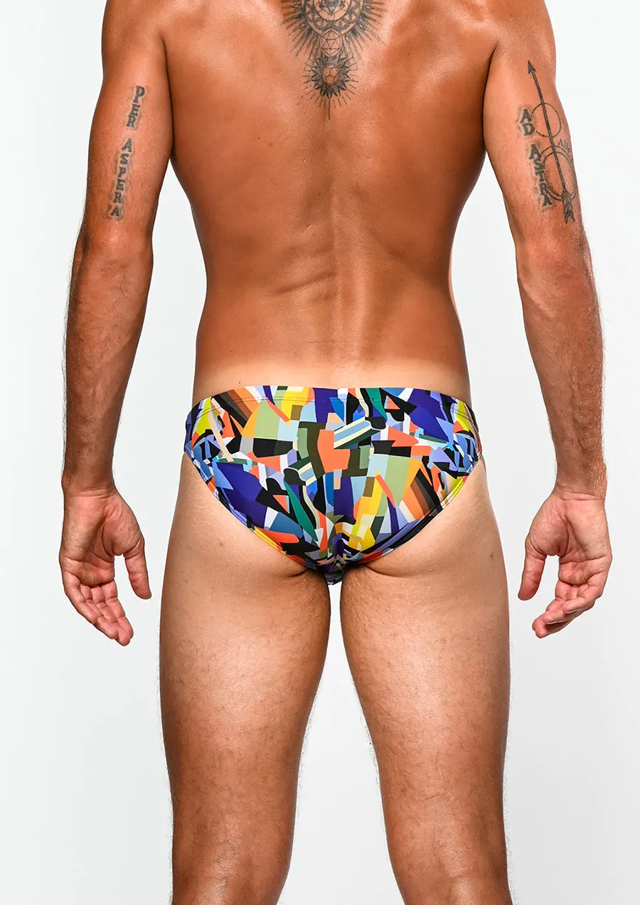 Micro Swim Brief (Sunset Prism)