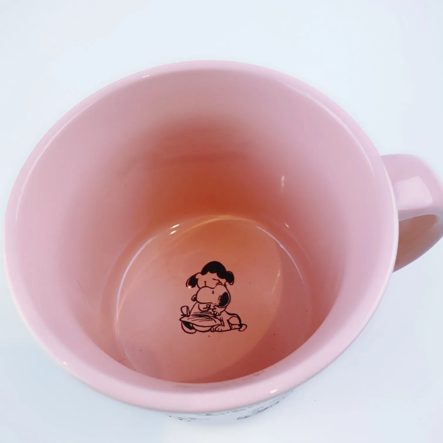 Peanuts Snoopy & Charlie Brown World's Greatest Grandma Ceramic Mug 21oz - Pink