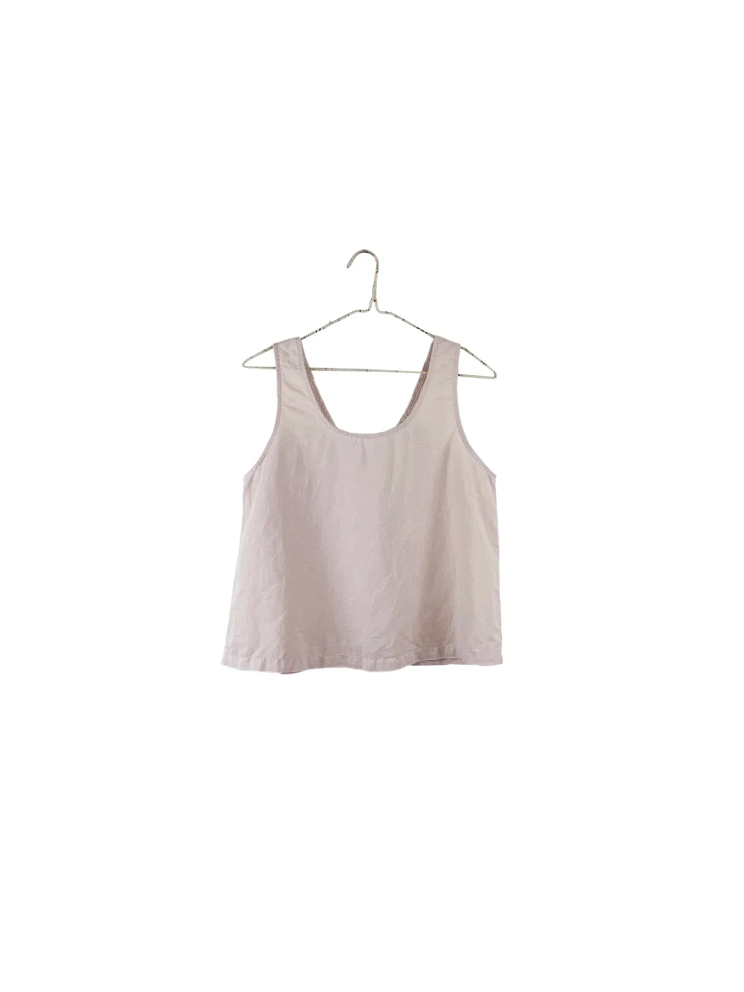 Reversible Linen Tank in Natural