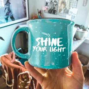 Shine Your Light Camper Mug