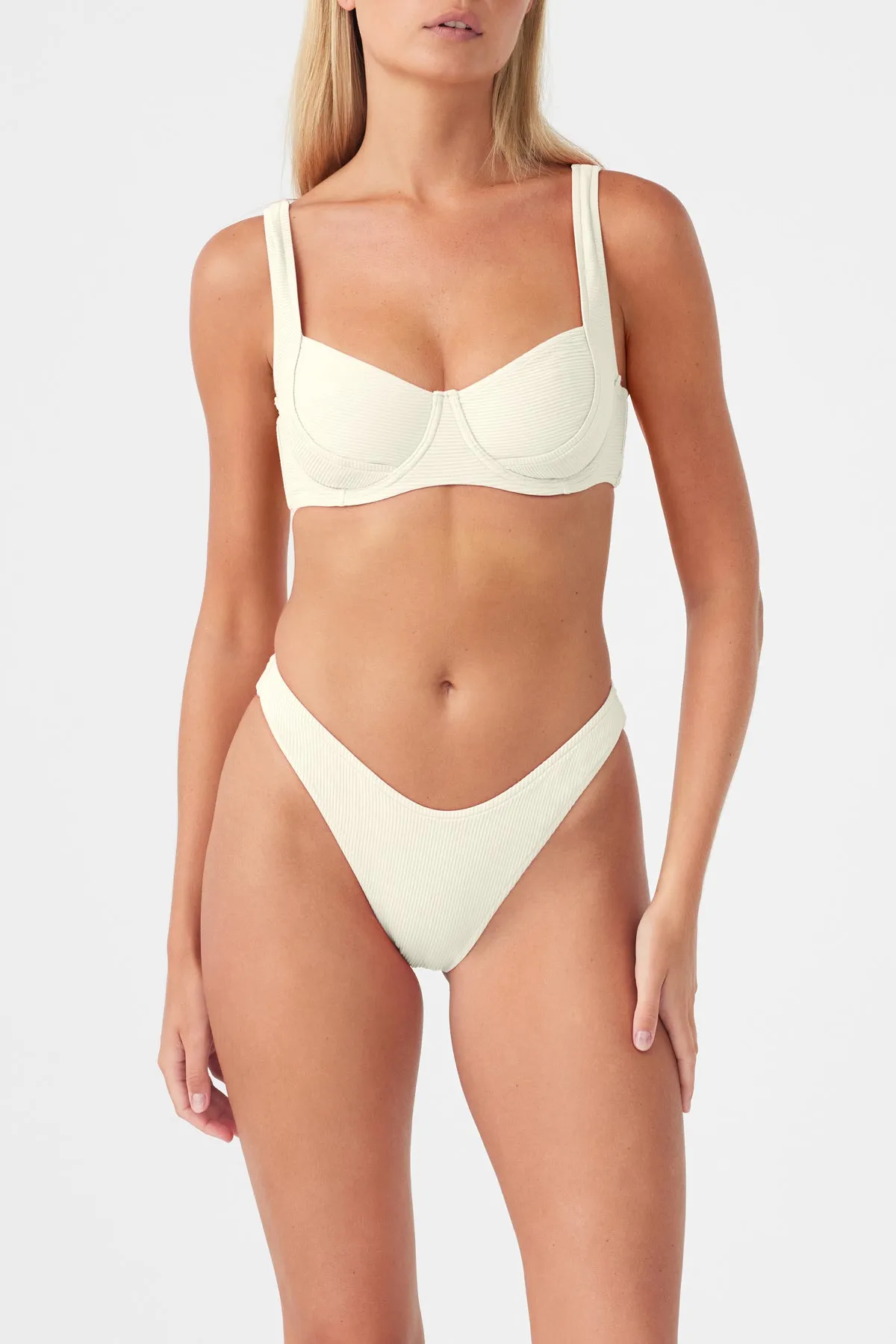 Signature Bra Cup Top - Coconut