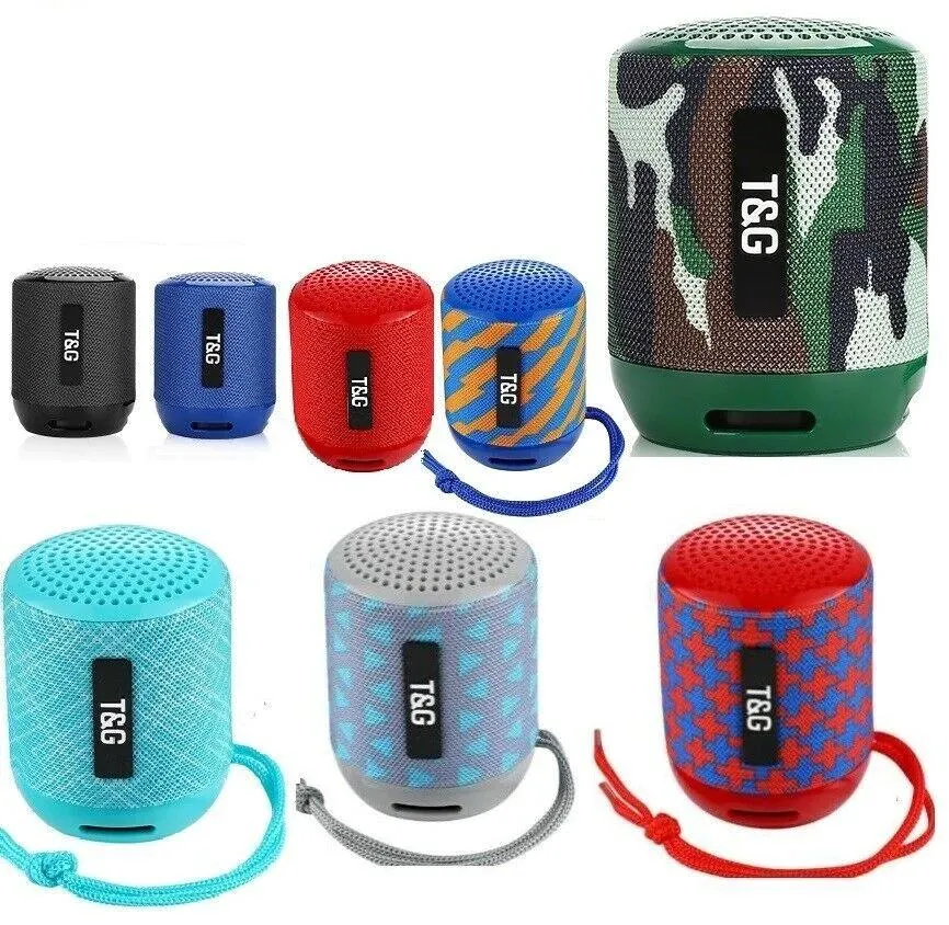 SMAXT&G™ Mini Portable Bluetooth Speaker LOUD Stereo Bass Waterproof USB/UTF/FM   Mic